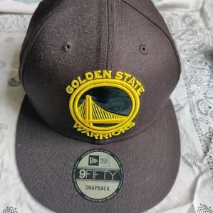 Men's Golden State Warriors New Era Black Official
